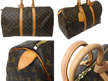Load image into Gallery viewer, LOUIS VUITTON ルイヴィトン キーポル45 ボストンバッグ M41428 モノグラム ブラウン ゴールド金具 美品 中古 66689