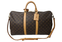 Load image into Gallery viewer, LOUIS VUITTON ルイヴィトン キーポルバンドリエール50 ボストンバッグ M41416 モノグラムキャンバス ゴールド金具 ブラウン 美品 中古 66691