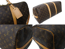 Load image into Gallery viewer, LOUIS VUITTON ルイヴィトン キーポルバンドリエール50 ボストンバッグ M41416 モノグラムキャンバス ゴールド金具 ブラウン 美品 中古 66691
