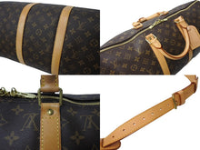 Load image into Gallery viewer, LOUIS VUITTON ルイヴィトン キーポルバンドリエール50 ボストンバッグ M41416 モノグラムキャンバス ゴールド金具 ブラウン 美品 中古 66691