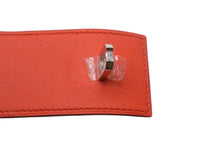 Load image into Gallery viewer, 極美品 HERMES エルメス ブレスレット コリエドシアン ヴォースイフト スタッズ シルバー金具 レッド 中古 66696