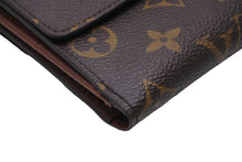 Load image into Gallery viewer, 極美品 LOUIS VUITTON ルイヴィトン ポルトモネ ビエ カルトクレディ 二つ折り財布 M61652 モノグラム ブラウン ゴールド金具 中古 66700
