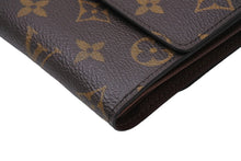 Load image into Gallery viewer, 極美品 LOUIS VUITTON ルイヴィトン ポルトモネ ビエ カルトクレディ 二つ折り財布 M61652 モノグラム ブラウン ゴールド金具 中古 66700
