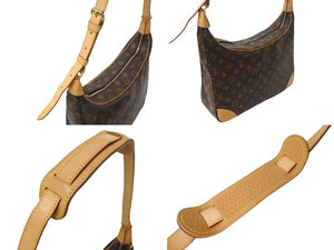 LOUIS VUITTON ルイヴィトン ブローニュ ショルダーバッグ M51265 モノグラムキャンバス ゴールド金具 ブラウン 美品 中古 66701