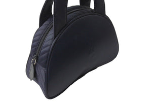 YVES SAINT LAURENT イヴサンローラン YSLロゴ ナイロン ハンドバッグ ミニトート ブラック 良品 中古 66703 