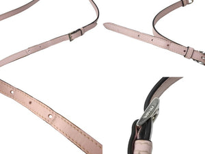 PRADA プラダ ハンドバッグ ショルダーバッグ 2WAY 1BA333 三角ロゴ カーフスキン ピンク シルバー金具 美品 中古 66707 