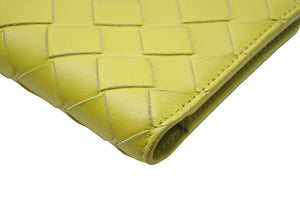 BOTTEGAVENETA ボッテガヴェネタ イントレチャート コンパクトウォレット 二つ折り財布 P01412103Q ラムスキン 美品 中古 66710