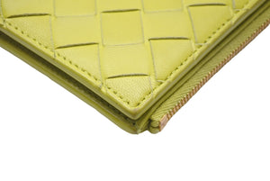 BOTTEGAVENETA ボッテガヴェネタ イントレチャート コンパクトウォレット 二つ折り財布 P01412103Q ラムスキン 美品 中古 66710