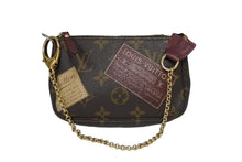 Load image into Gallery viewer, LOUIS VUITTON ルイヴィトン モノグラム ミニポシェット アクセソワール ラベルコレクション ポーチ M63798 美品 中古 66712