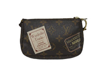 Load image into Gallery viewer, LOUIS VUITTON ルイヴィトン モノグラム ミニポシェット アクセソワール ラベルコレクション ポーチ M63798 美品 中古 66712