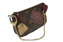 Load image into Gallery viewer, LOUIS VUITTON ルイヴィトン モノグラム ミニポシェット アクセソワール ラベルコレクション ポーチ M63798 美品 中古 66712