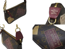 Load image into Gallery viewer, LOUIS VUITTON ルイヴィトン モノグラム ミニポシェット アクセソワール ラベルコレクション ポーチ M63798 美品 中古 66712
