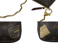 Load image into Gallery viewer, LOUIS VUITTON ルイヴィトン モノグラム ミニポシェット アクセソワール ラベルコレクション ポーチ M63798 美品 中古 66712
