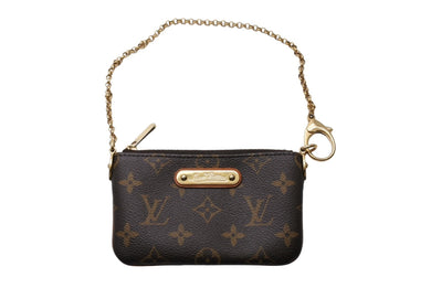 LouisVuitton ルイヴィトン ポシェットミラMM モノグラム チェーンハンドバッグ ポーチ 廃盤品 M60094 ブラウン 美品 中古 66713