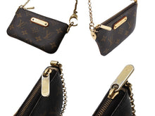 Load image into Gallery viewer, LouisVuitton ルイヴィトン ポシェットミラMM モノグラム チェーンハンドバッグ ポーチ 廃盤品 M60094 ブラウン 美品 中古 66713