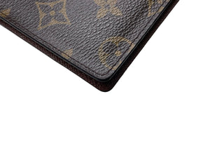 LOUIS VUITTON ルイ ヴィトン ポルト2カルト ヴェルティカル カードケース M60533 モノグラムキャンバス ブラウン 美品 中古 66716