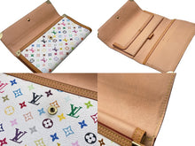 Load image into Gallery viewer, LOUIS VUITTON ルイヴィトン ポルトトレゾール インターナショナル M92659 3つ折り長財布 モノグラムキャンバス マルチカラー 美品 中古 66717