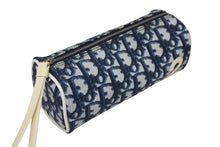 Load image into Gallery viewer, Christian Dior クリスチャンディオール トレ ディオール キット 2003 コスメ ポーチ トロッター ネイビー 2 良品 中古 66728