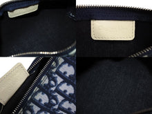 Load image into Gallery viewer, Christian Dior クリスチャンディオール トレ ディオール キット 2003 コスメ ポーチ トロッター ネイビー 2 良品 中古 66728