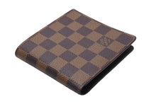 Load image into Gallery viewer, LOUIS VUITTON ルイヴィトン 二つ折り財布 ダミエ ポルト ビエカルト クレディモネ N61665 ブラウン 美品 中古 66740