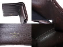 Load image into Gallery viewer, LOUIS VUITTON ルイヴィトン 二つ折り財布 ダミエ ポルト ビエカルト クレディモネ N61665 ブラウン 美品 中古 66740