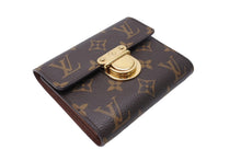 Load image into Gallery viewer, LOUIS VUITTON ルイヴィトン ポルトフォイユ コアラ モノグラム 三つ折り財布 M58013 TH0065 ゴールド ブラウン 美品 中古 66741