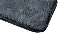 Load image into Gallery viewer, LOUIS VUITTON ルイ ヴィトン ポシェット クレ カードキーケース ダミエグラフィット N60155 ブラック グレー 美品 中古 66743