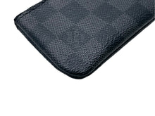 Load image into Gallery viewer, LOUIS VUITTON ルイ ヴィトン ポシェット クレ カードキーケース ダミエグラフィット N60155 ブラック グレー 美品 中古 66743