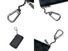 Load image into Gallery viewer, LOUIS VUITTON ルイ ヴィトン ポシェット クレ カードキーケース ダミエグラフィット N60155 ブラック グレー 美品 中古 66743