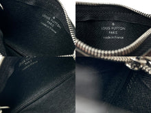 Load image into Gallery viewer, LOUIS VUITTON ルイ ヴィトン ポシェット クレ カードキーケース ダミエグラフィット N60155 ブラック グレー 美品 中古 66743