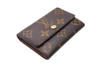 Load image into Gallery viewer, 極美品 LOUIS VUITTON ルイヴィトン ポルトモネ プラ コインケース M61930 モノグラムキャンバス ゴールド金具 ブラウン 中古 66745