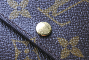 極美品 LOUIS VUITTON ルイヴィトン ポルトモネ プラ コインケース M61930 モノグラムキャンバス ゴールド金具 ブラウン 中古 66745