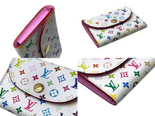 Load image into Gallery viewer, LOUIS VUITTON ルイヴィトン カードケース M66560 アンヴェロップカルト ドゥ ヴィジット イニシャル入り モノグラムマルチカラー 美品 中古 66746