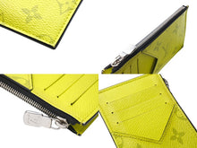 Load image into Gallery viewer, LOUIS VUITTON ルイヴィトン タイガラマ コインカード ホルダー カードケース イエロー M30950 シルバー金具 良品 中古 66747