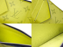 Load image into Gallery viewer, LOUIS VUITTON ルイヴィトン タイガラマ コインカード ホルダー カードケース イエロー M30950 シルバー金具 良品 中古 66747