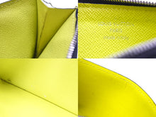 Load image into Gallery viewer, LOUIS VUITTON ルイヴィトン タイガラマ コインカード ホルダー カードケース イエロー M30950 シルバー金具 良品 中古 66747