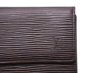Load image into Gallery viewer, LOUIS VUITTON ルイヴィトン 二つ折り財布 Wホック ポルト モネ ビエ カルト クレディ M6348D エピレザー ブラウン 美品 中古 66748