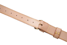 Load image into Gallery viewer, 極美品 LOUIS VUITTON ルイヴィトン ショルダーストラップ キーポルバンドリエール用 ゴールド金具 ベージュ 中古 66751