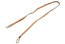 Load image into Gallery viewer, LOUIS VUITTON ルイヴィトン ショルダーストラップ バッグ アクセサリー ヌメ革 ブラウン ゴールド金具 良品 中古 66752