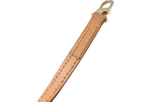 Load image into Gallery viewer, LOUIS VUITTON ルイヴィトン ショルダーストラップ バッグ アクセサリー ヌメ革 ブラウン ゴールド金具 良品 中古 66752