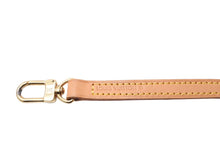 Load image into Gallery viewer, LOUIS VUITTON ルイヴィトン ショルダーストラップ バッグ アクセサリー ヌメ革 ブラウン ゴールド金具 良品 中古 66752