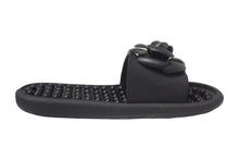 Load image into Gallery viewer, 極美品 CHANEL シャネル サンダル サイズ36 カメリア ココマーク ラバー ブラック イタリア製 G33803 中古 66756