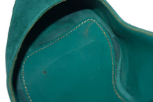 Load image into Gallery viewer, Sergio Rossi セルジオロッシ パンプス オープントゥ アウトソール サイズ35 1/2 ゴールド金具 グリーン 美品 中古 66757