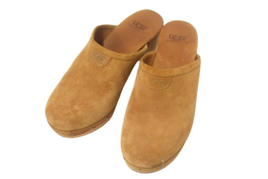 UGG australia アグ オーストリア 22.0 サイズ 5 サボサンダル ブラウン スウェード 美品 中古 66763