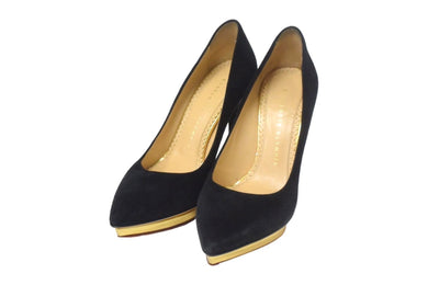 CHARLOTTE OLYMPIA シャーロットオリンピア パンプス ヒール サイズ35 ブラック 美品 中古 66764
