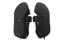 Load image into Gallery viewer, TOGA PULLA トーガ プルラ サンダル サイズ37 レザー スウェード メタル ブラック 彫刻 ポルトガル製 0918G 美品 中古 66770