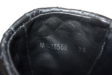 Load image into Gallery viewer, CHANEL シャネル ブーツ キルティング レザー エンジニアブーツ G28566 マトラッセ サイズ 36 レディース ブラック 良品 中古 66774