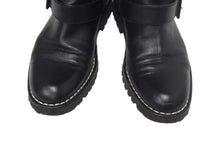 Load image into Gallery viewer, CHANEL シャネル ブーツ キルティング レザー エンジニアブーツ G28566 マトラッセ サイズ 36 レディース ブラック 良品 中古 66774