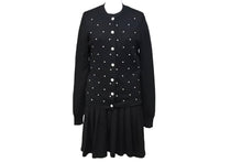 Load image into Gallery viewer, CHANEL シャネル アンサンブル サイズ36 ワンピース カーディガン P50094K06342 ココマーク パール ブラック 美品 中古 66788