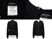 Load image into Gallery viewer, CHANEL シャネル アンサンブル サイズ36 ワンピース カーディガン P50094K06342 ココマーク パール ブラック 美品 中古 66788